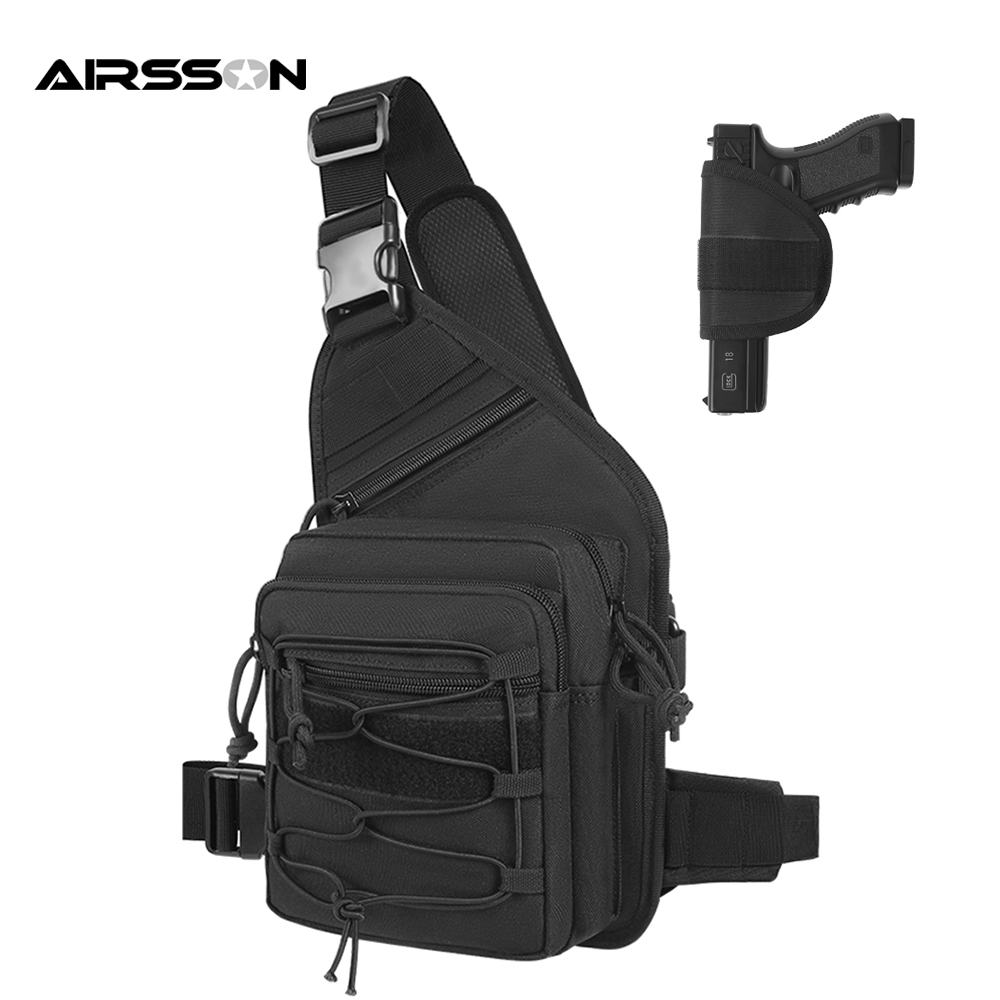 Edc Concealed Carry Sling Bag - في الهواء الطلق بندقية الحافظة حقيبة