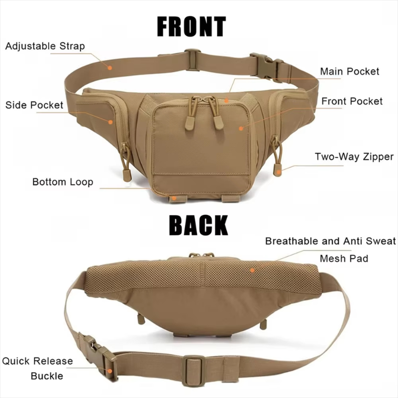 حقيبة خصر مخفية لحمل الأسلحة و - مراجعة Edc Carry Fanny Pack وسعره