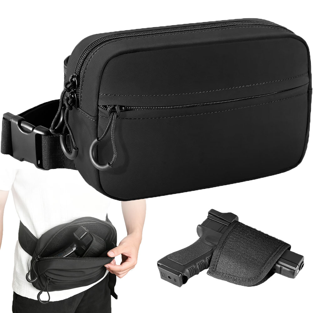 حقيبة مسدس للحمل المخفي على ال - مراجعة Edc Carry Fanny Pack وسعره