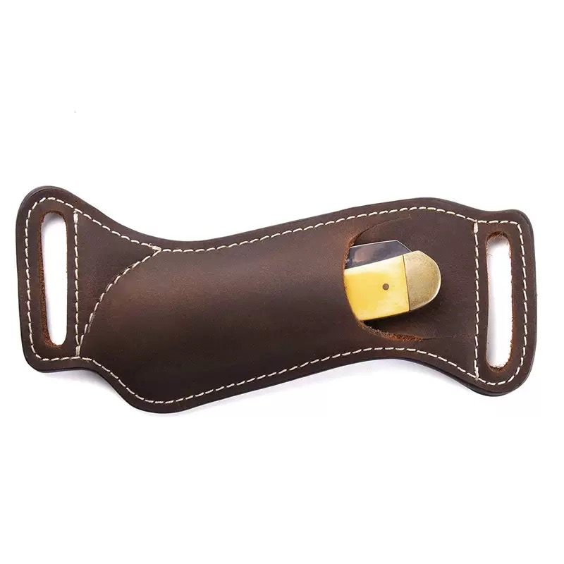 حافظة/جراب سكين EDC من الجلد ا - مراجعة Edc Carry Knife وسعره